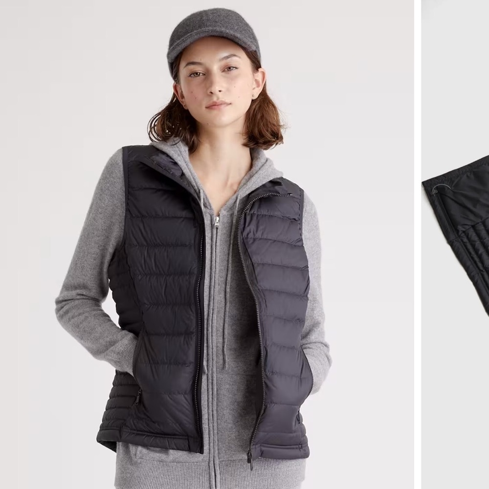 STOIC Insulated Vest Puffer Black , size Small